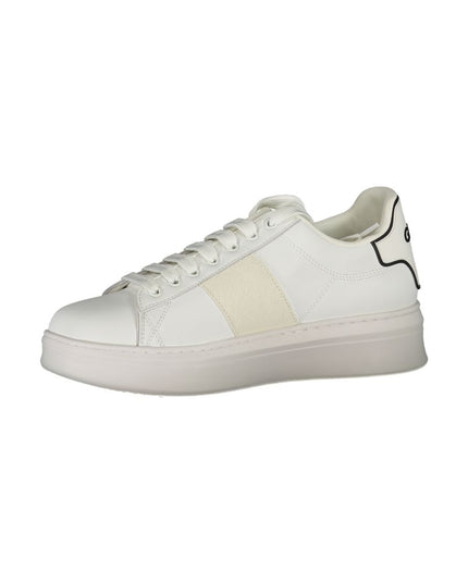 Gaelle Paris White Polyethylene Sneaker