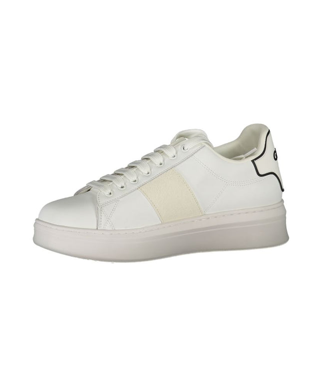 Gaelle Paris White Polyethylene Sneaker