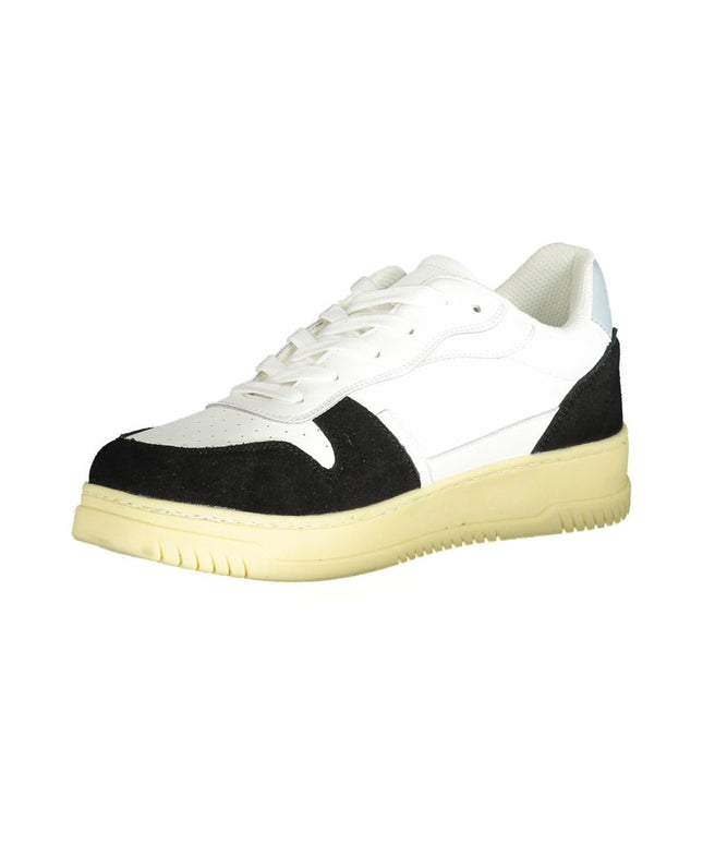 Gaelle Paris White Polyester Sneaker
