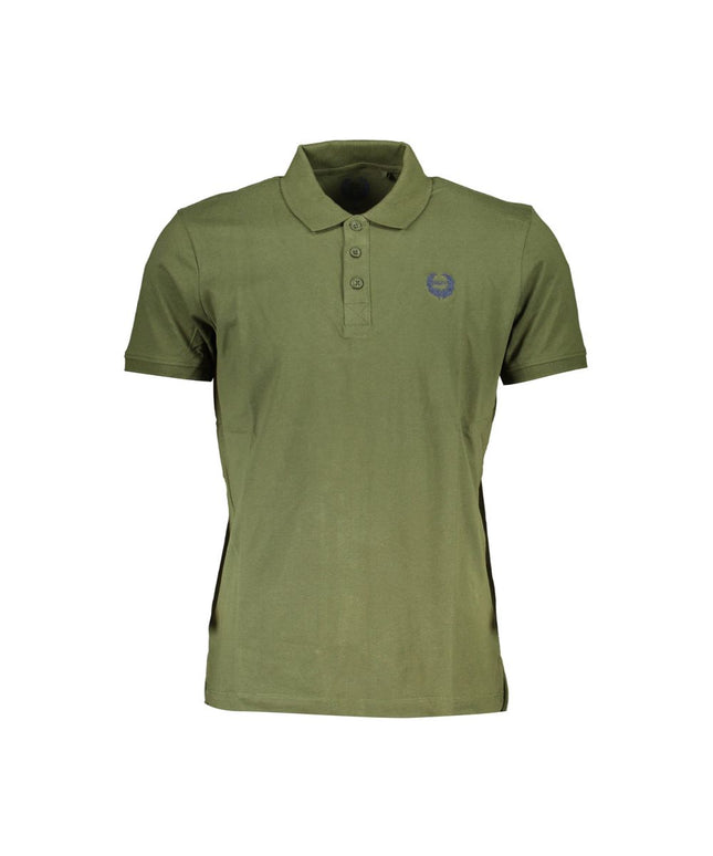 Gianmarco Venturi Green Cotton Polo Shirt
