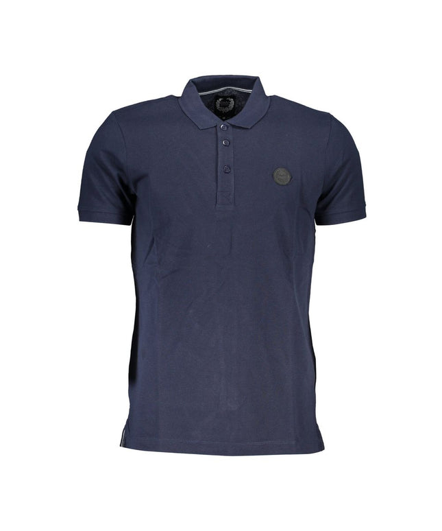 Gianmarco Venturi Blue Cotton Polo Shirt