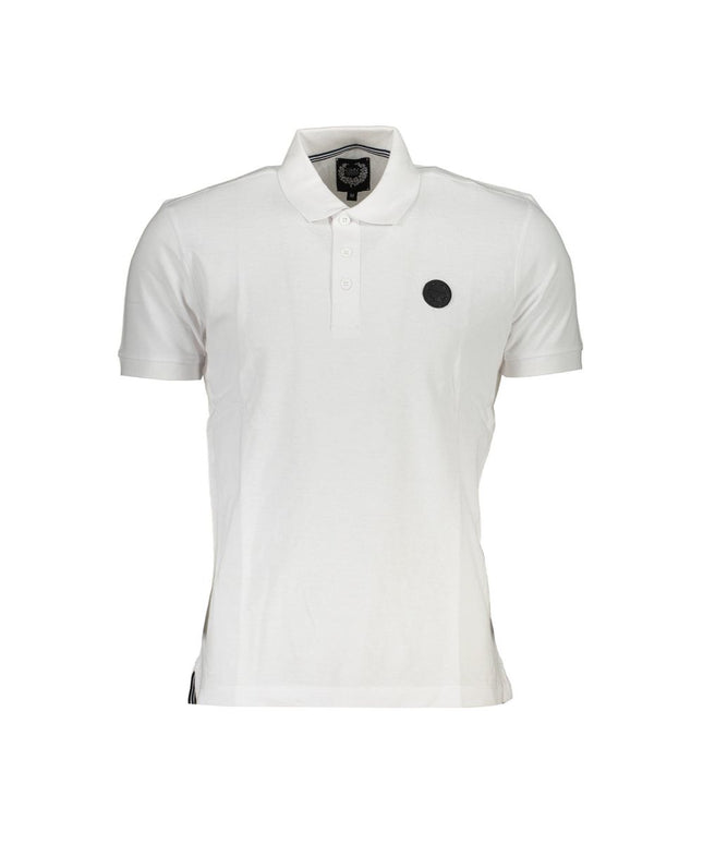 Gianmarco Venturi White Cotton Polo Shirt