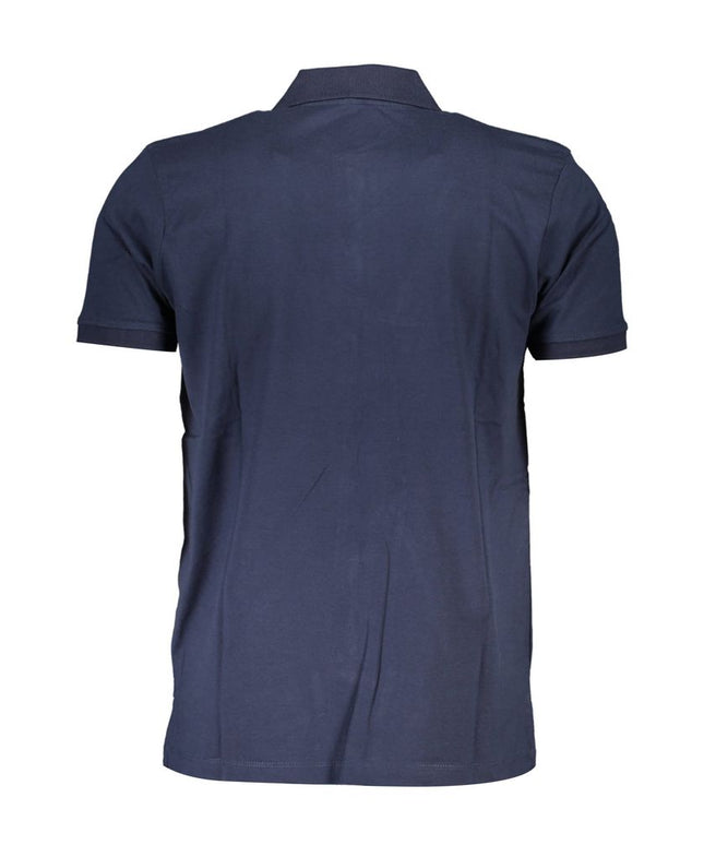 Gianmarco Venturi Blue Cotton Polo Shirt