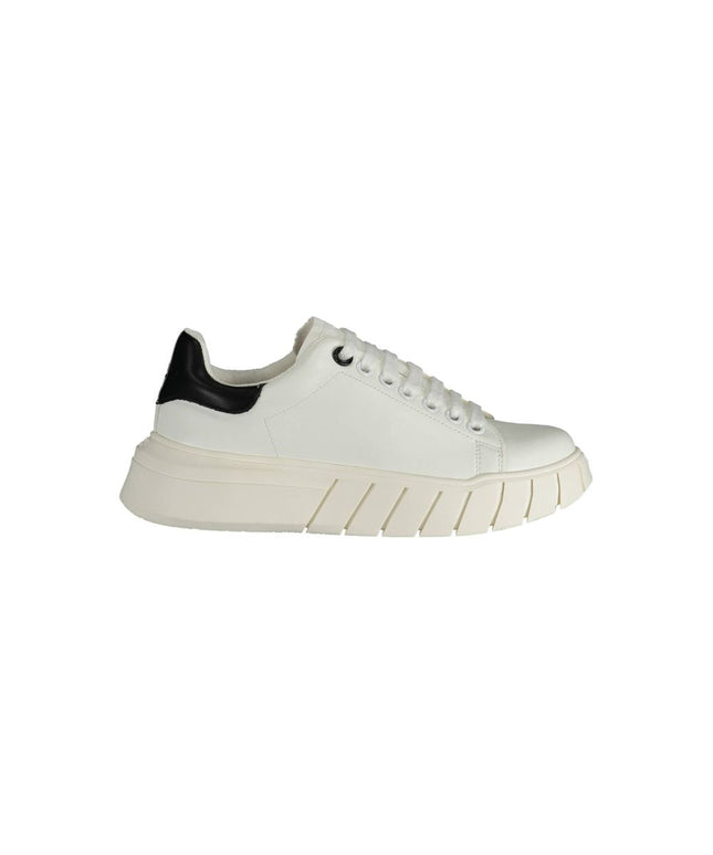 Gaelle Paris White Polyester Sneaker