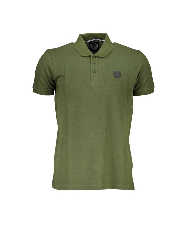 Gianmarco Venturi Green Cotton Polo Shirt