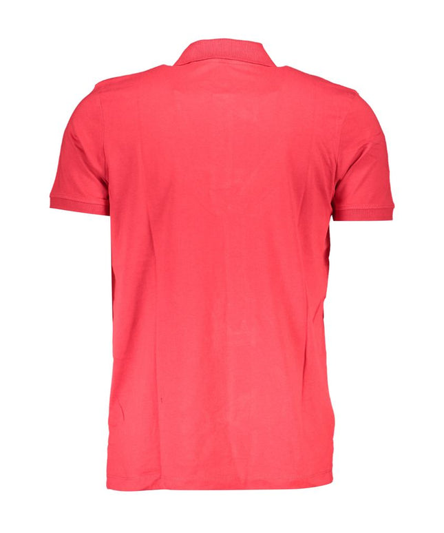 Gianmarco Venturi Red Cotton Polo Shirt