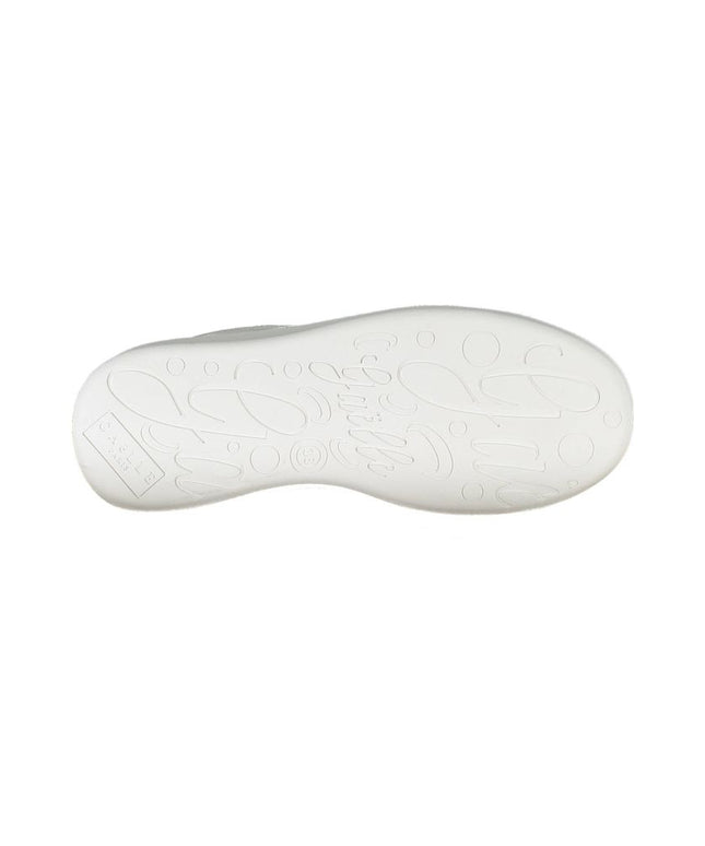 Gaelle Paris White Polyethylene Sneaker