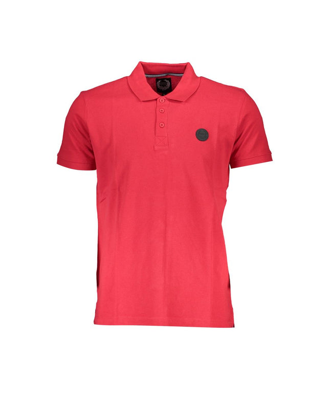 Gianmarco Venturi Red Cotton Polo Shirt