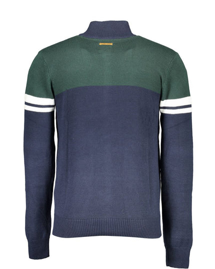Gianmarco Venturi Blue Cotton Sweater