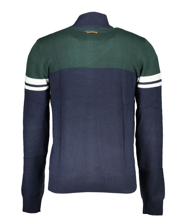 Gianmarco Venturi Blue Cotton Sweater