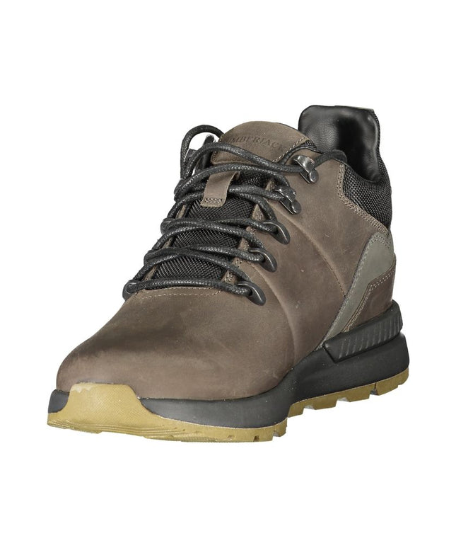 Lumberjack Brown Polyester Sneaker