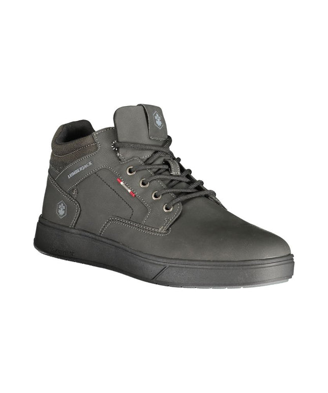 Lumberjack Black Polyester Sneaker