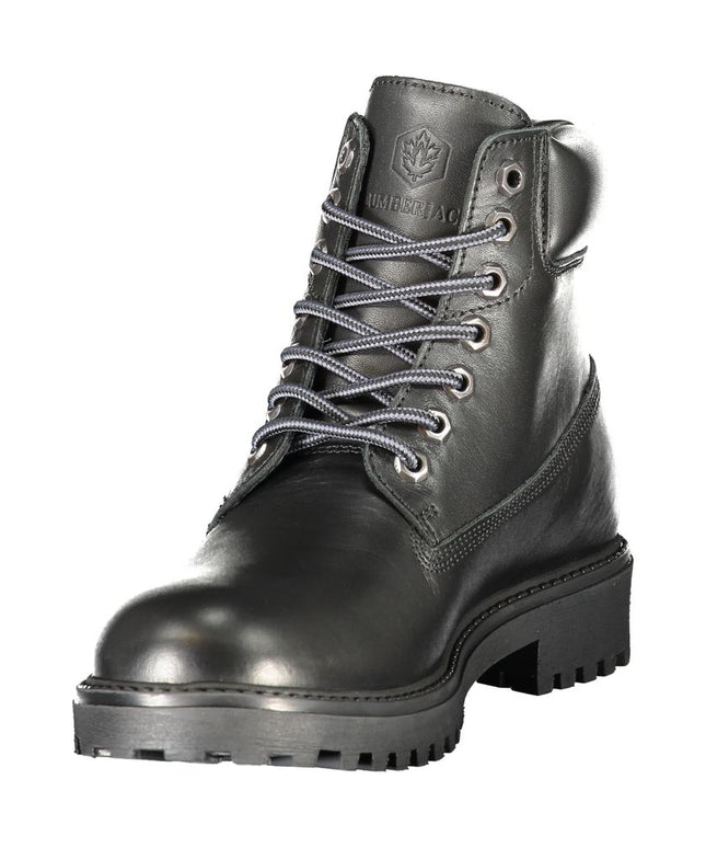 Lumberjack Black Polyester Sneaker