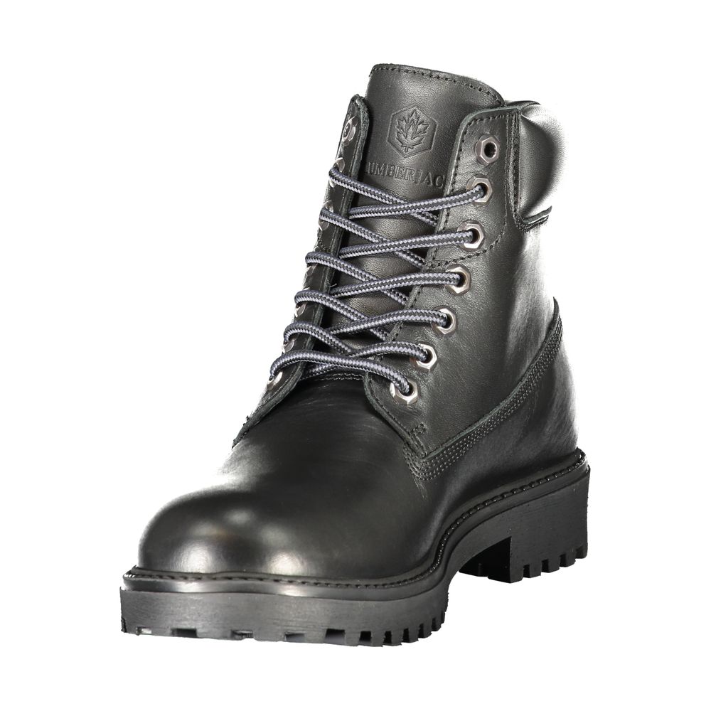 Lumberjack Black Polyester Sneaker
