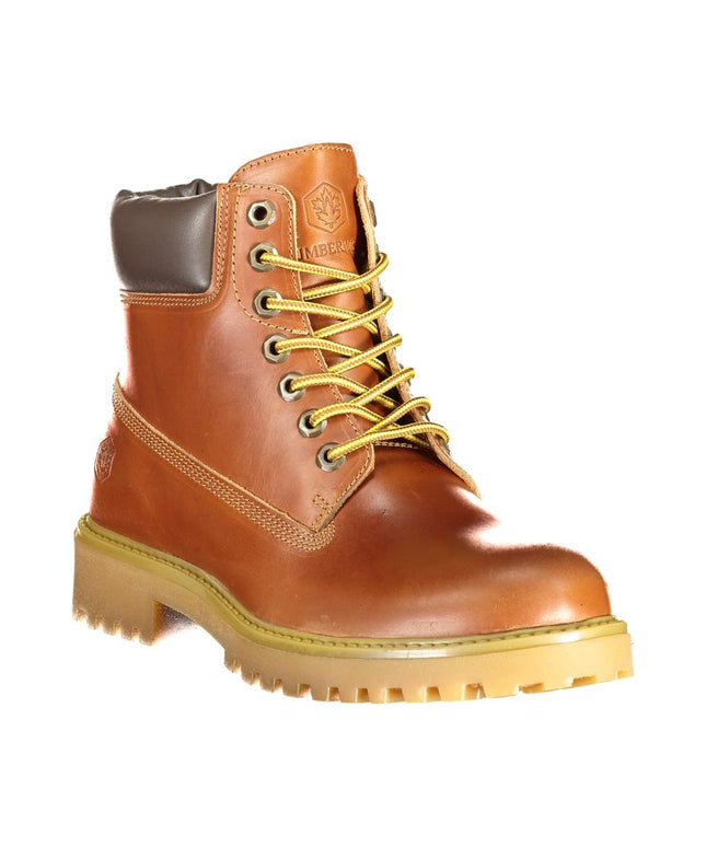 Lumberjack Brown Polyester Sneaker