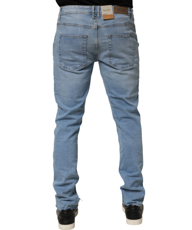 Blend Light Blue Twister Low Waist Slim Fit Men Denim Jeans