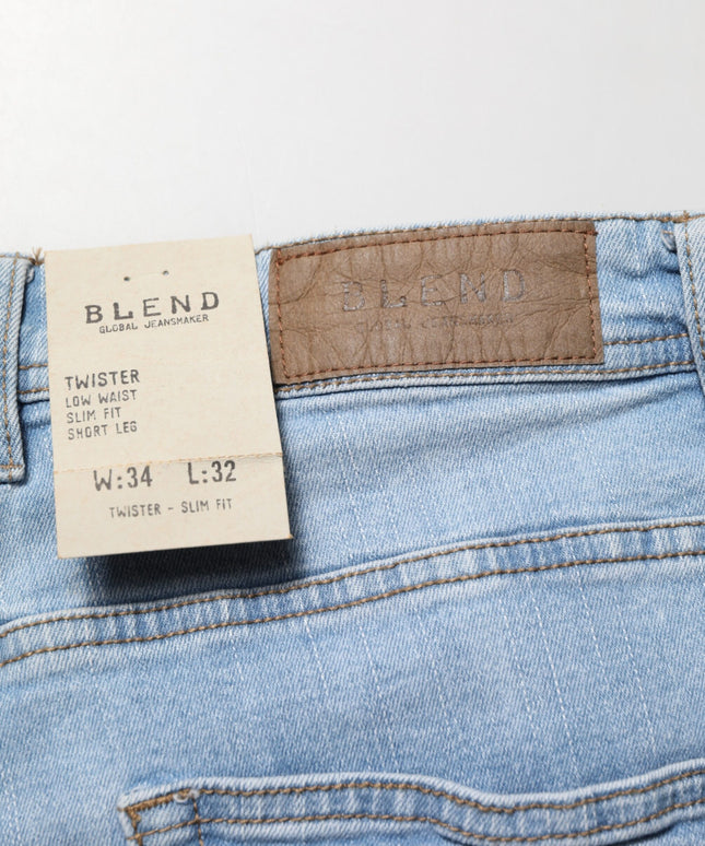 Blend Light Blue Twister Low Waist Slim Fit Men Denim Jeans