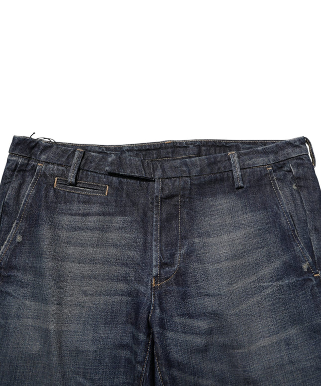 Brian Dales Dark Blue Washed Skinny Men Denim Trouser Jeans