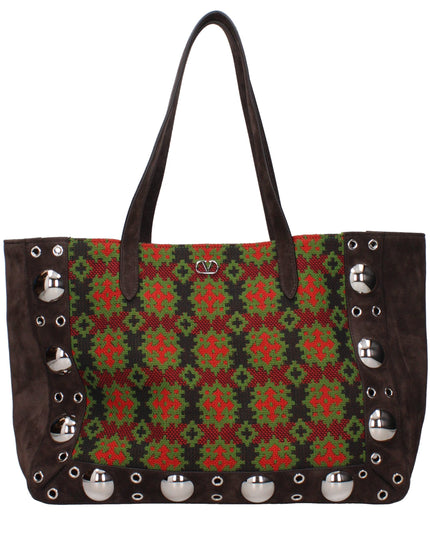 Valentino Garavani Brown Leather Shoulder Bags