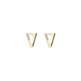 Versace V drop Earrings