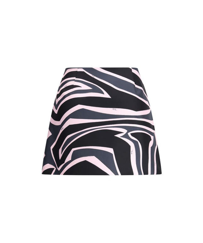 Emilio Pucci Wrap mini Skirt with Marmo print