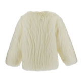 Dolce & Gabbana White Modacrylic Jackets & Coat