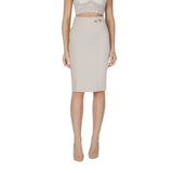 Rinascimento Beige Polyester Skirt