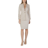 Rinascimento Beige Polyester Skirt