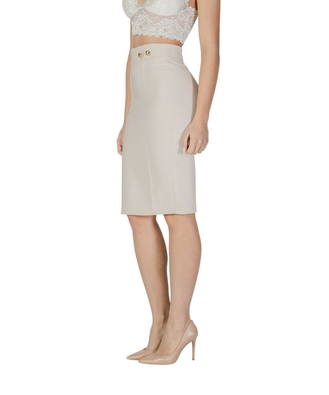 Rinascimento Beige Polyester Skirt
