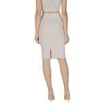 Rinascimento Beige Polyester Skirt