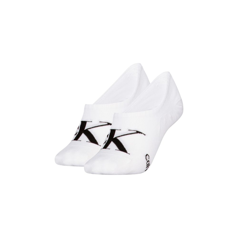 Calvin Klein Jeans White Cotton Socks