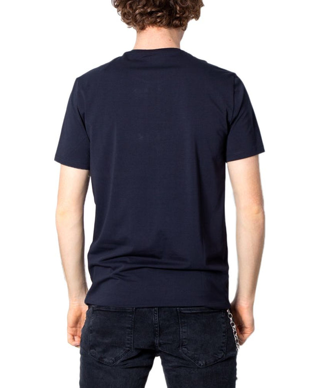 Armani Exchange Blue Cotton T-Shirt