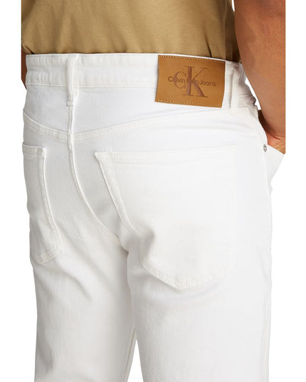 Calvin Klein Jeans White Cotton Skinny Jean