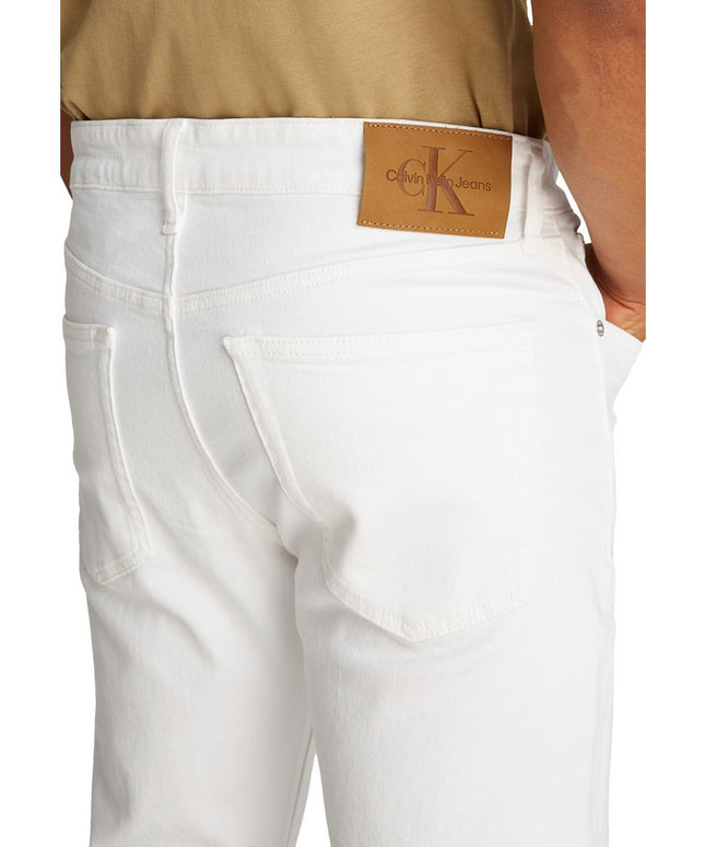 Calvin Klein Jeans White Cotton Skinny Jean