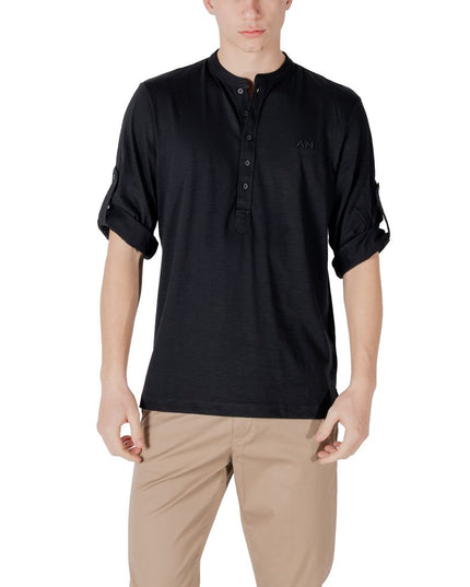 Antony Morato Black Cotton T-Shirt