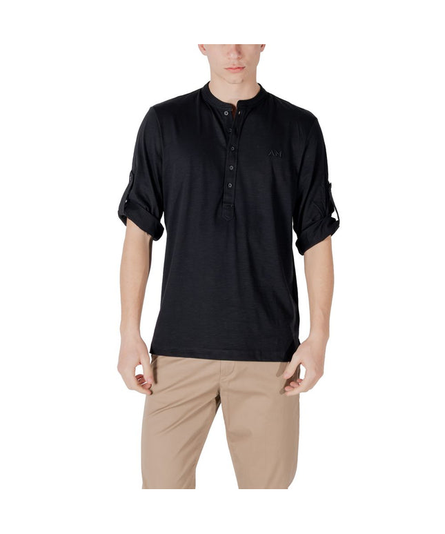 Antony Morato Black Cotton T-Shirt