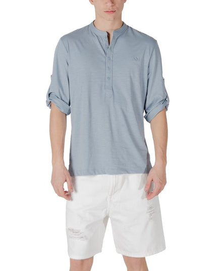 Antony Morato Blue Cotton T-Shirt