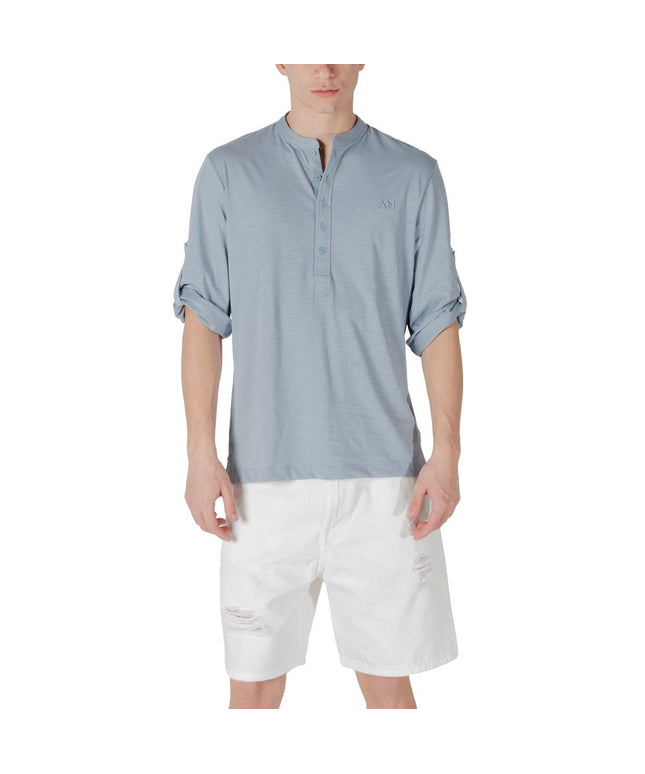 Antony Morato Blue Cotton T-Shirt