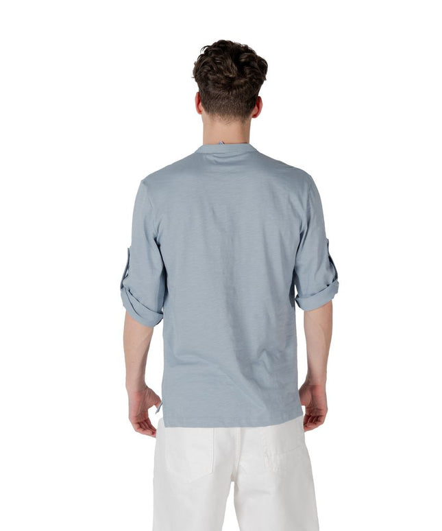 Antony Morato Blue Cotton T-Shirt