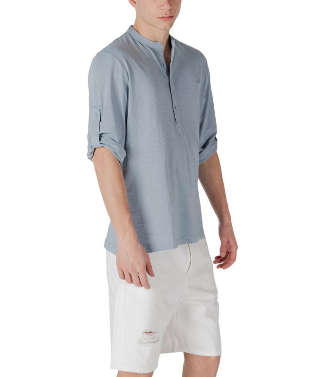Antony Morato Blue Cotton T-Shirt