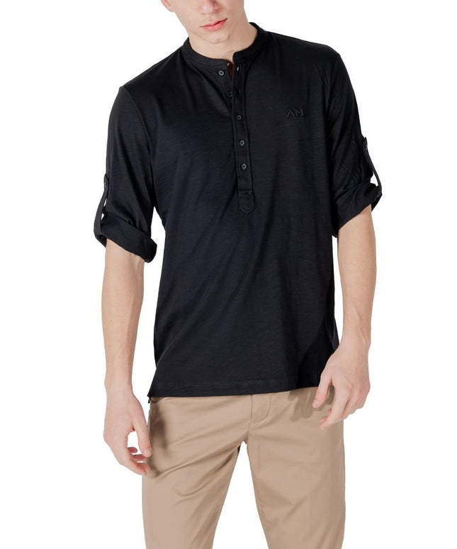 Antony Morato Black Cotton T-Shirt