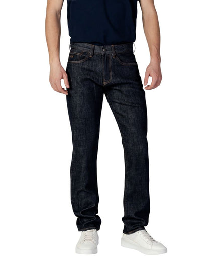 Armani Exchange Blue Polyester Skinny Jean