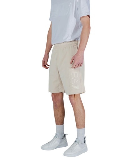 EA7 Emporio Armani Beige Cotton Bermuda