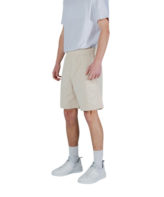 EA7 Emporio Armani Beige Cotton Bermuda
