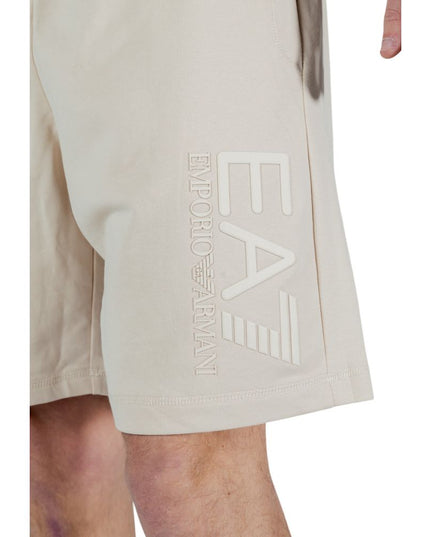EA7 Emporio Armani Beige Cotton Bermuda