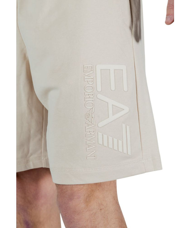EA7 Emporio Armani Beige Cotton Bermuda