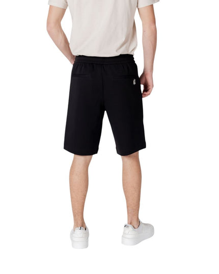 Armani Exchange Black Cotton Bermuda