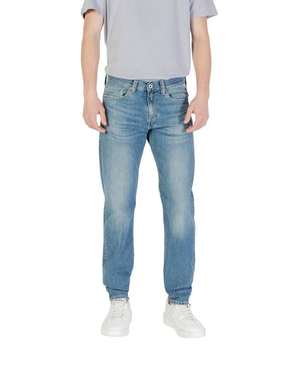 Replay Blue Cotton Skinny Jean
