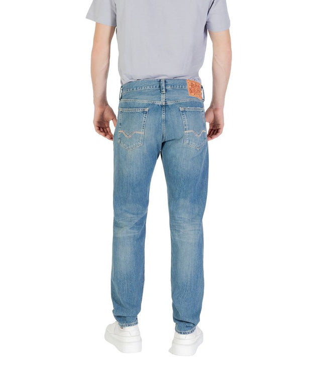 Replay Blue Cotton Skinny Jean
