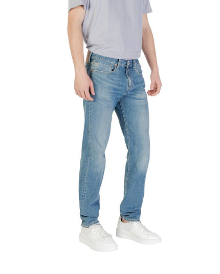 Replay Blue Cotton Skinny Jean